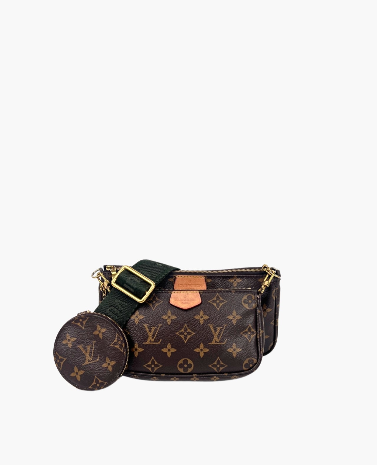 Louis Vuitton Multi Pochette Accessoires Monogram Khaki – Luxury