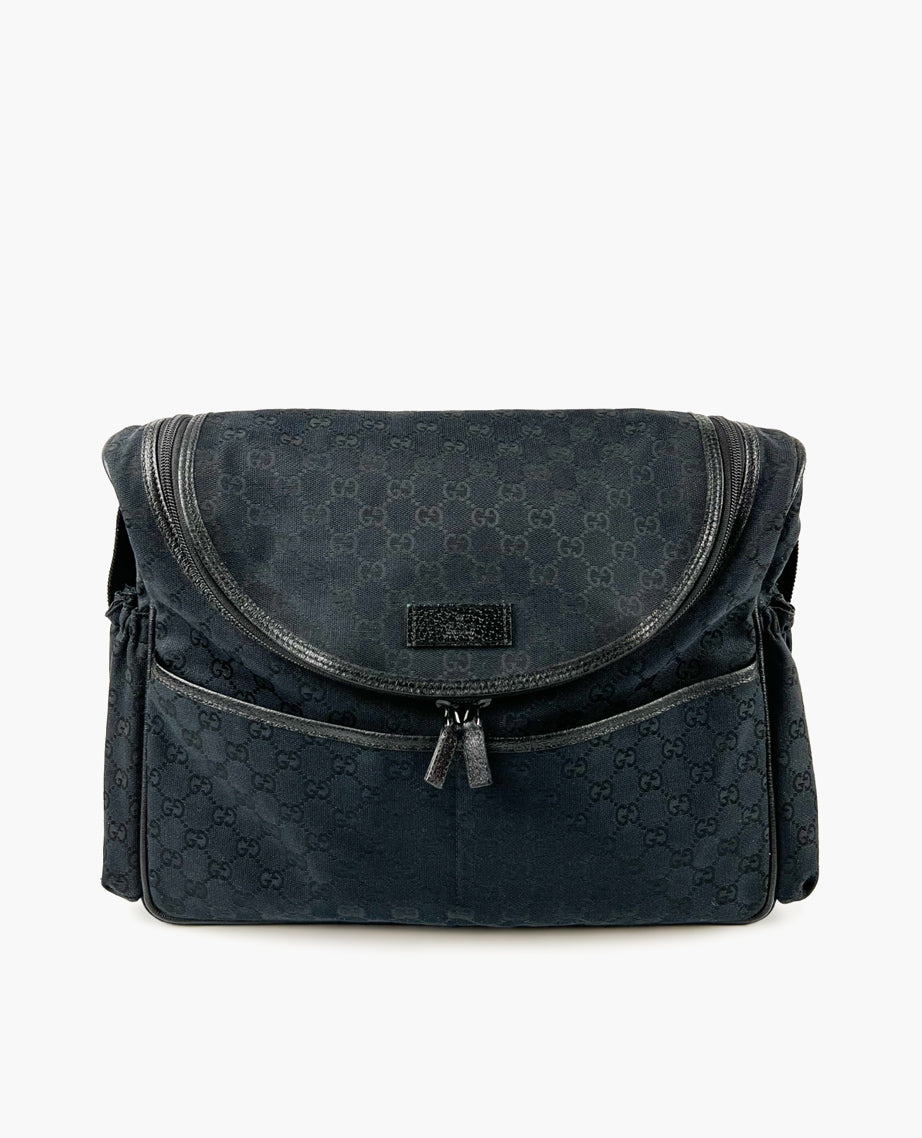 Gucci GG Canvas Diaper Bag Black – Luxury Helsinki