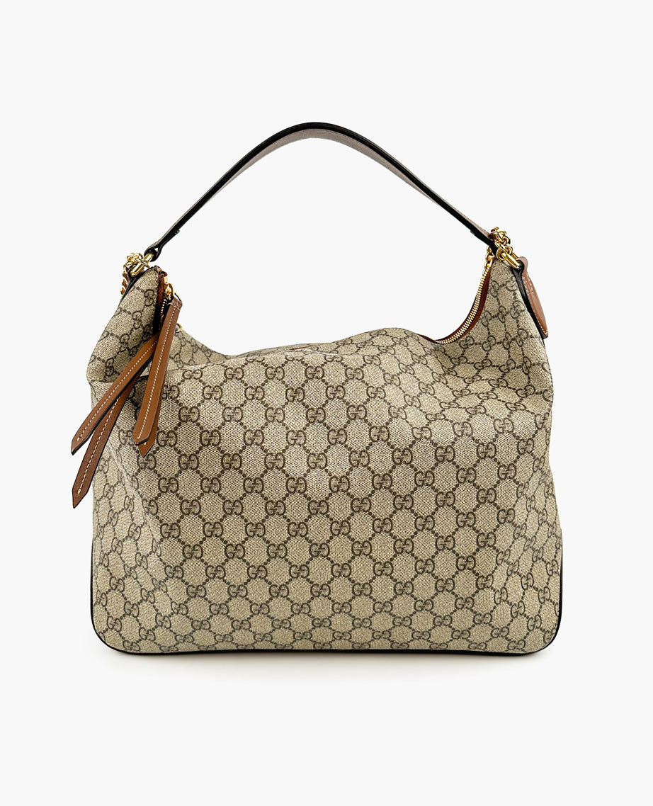 Linea a large gg supreme canvas hobo bag online