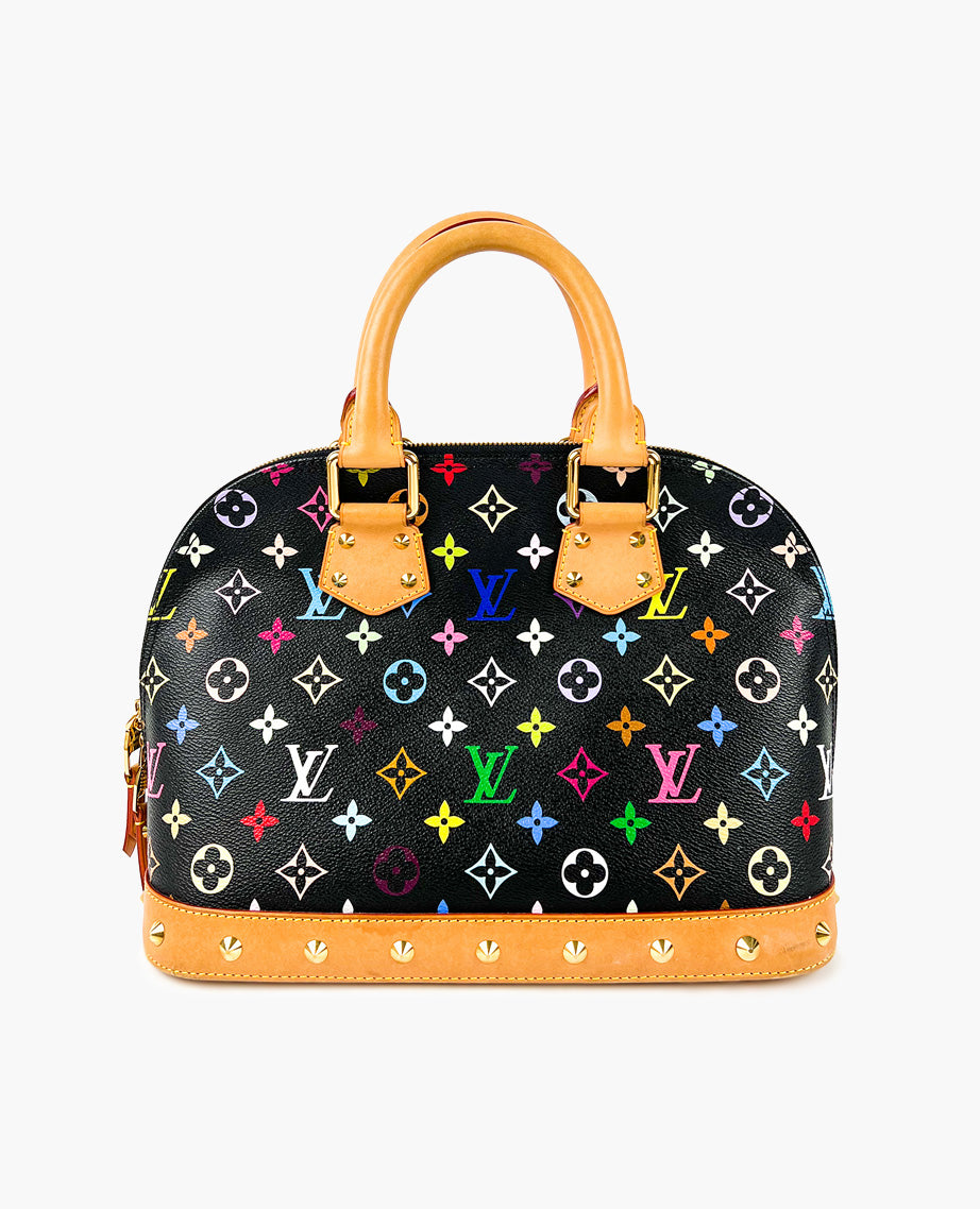 Black colorful louis vuitton bag online