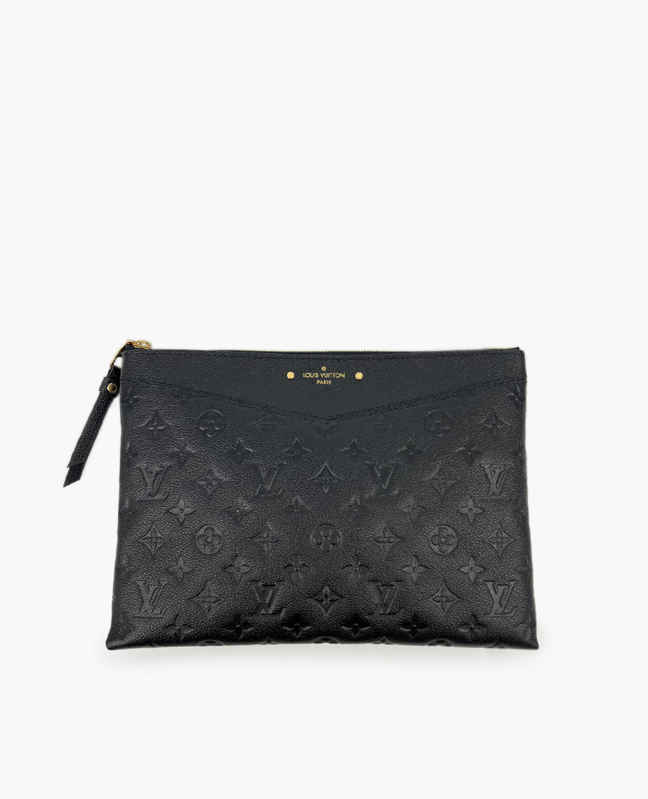 Louis Vuitton Daily Pouch Monogram Black Empreinte – Luxury Helsinki