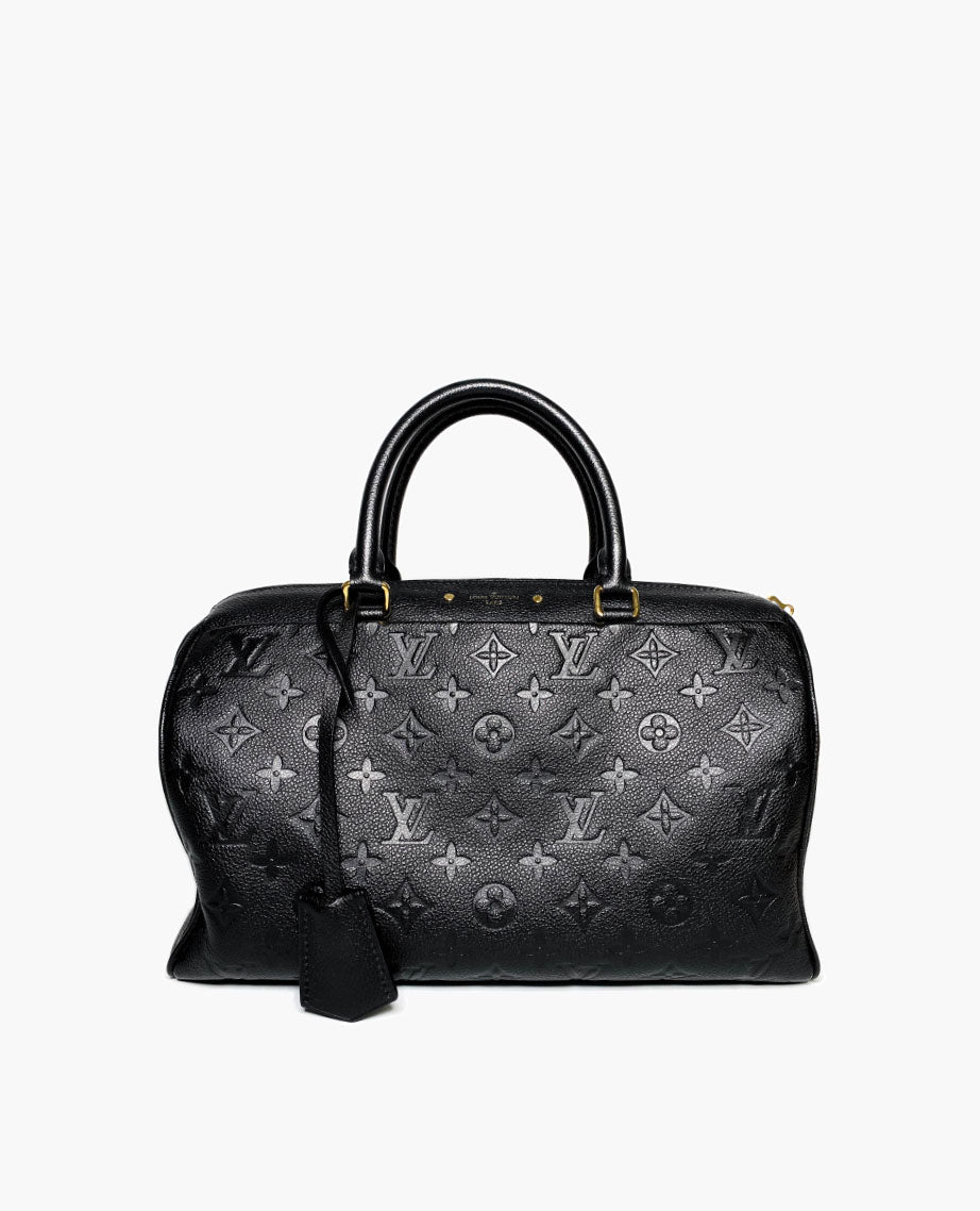 Louis Vuitton Speedy 30 B Empreinte Black – Luxury Helsinki