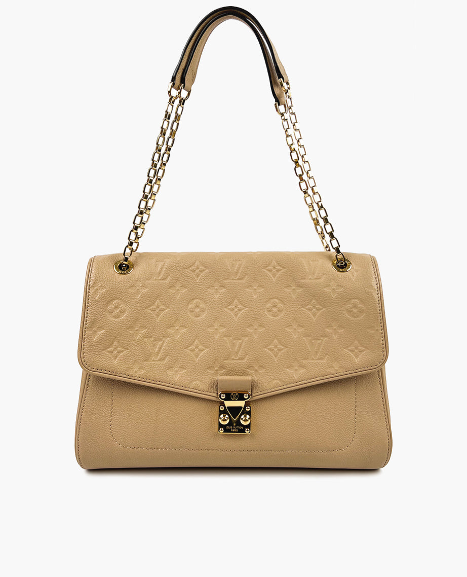 Louis Vuitton Monogram Empreinte Saint Germain MM Dune – Luxury Helsinki