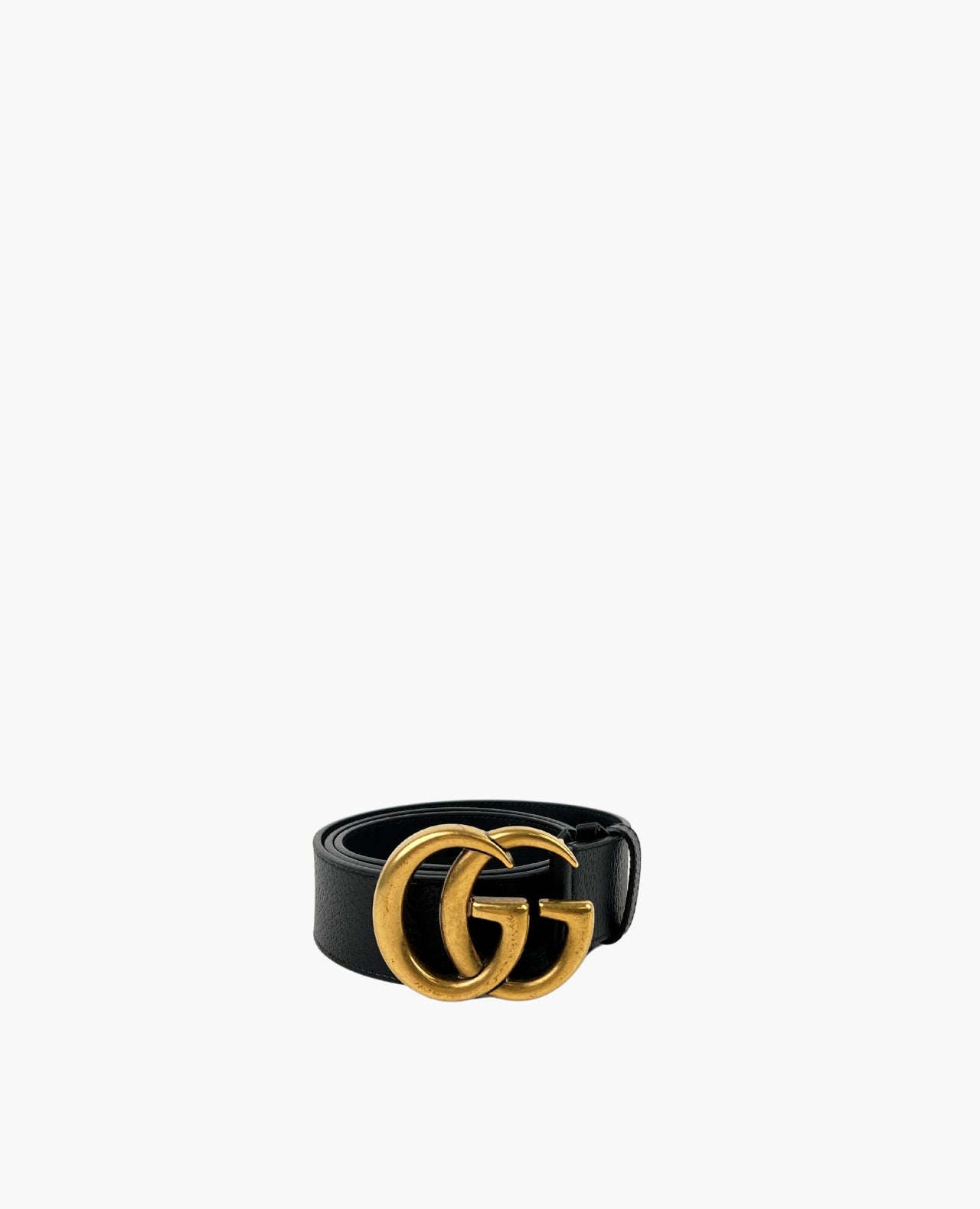 Gucci GG Gold Marmont Belt Black 90 – Luxury Helsinki