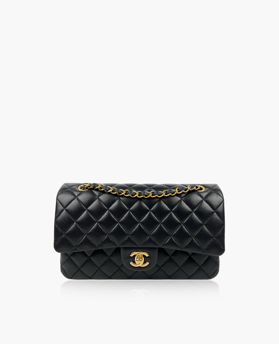 Chanel Timeless Medium Black Lambskin GHW – Luxury Helsinki