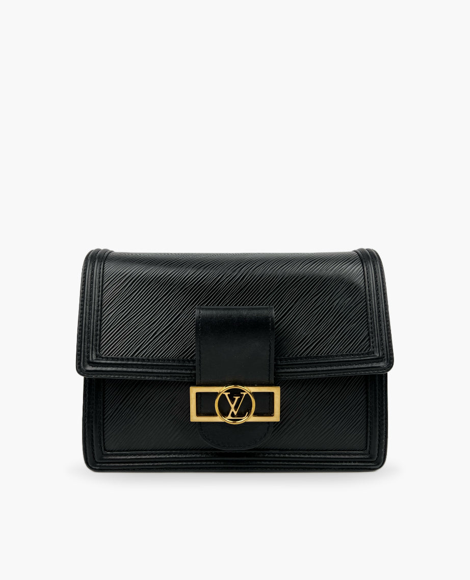 Louis Vuitton Dauphine MM Black Epi Bag โ Luxury Helsinki