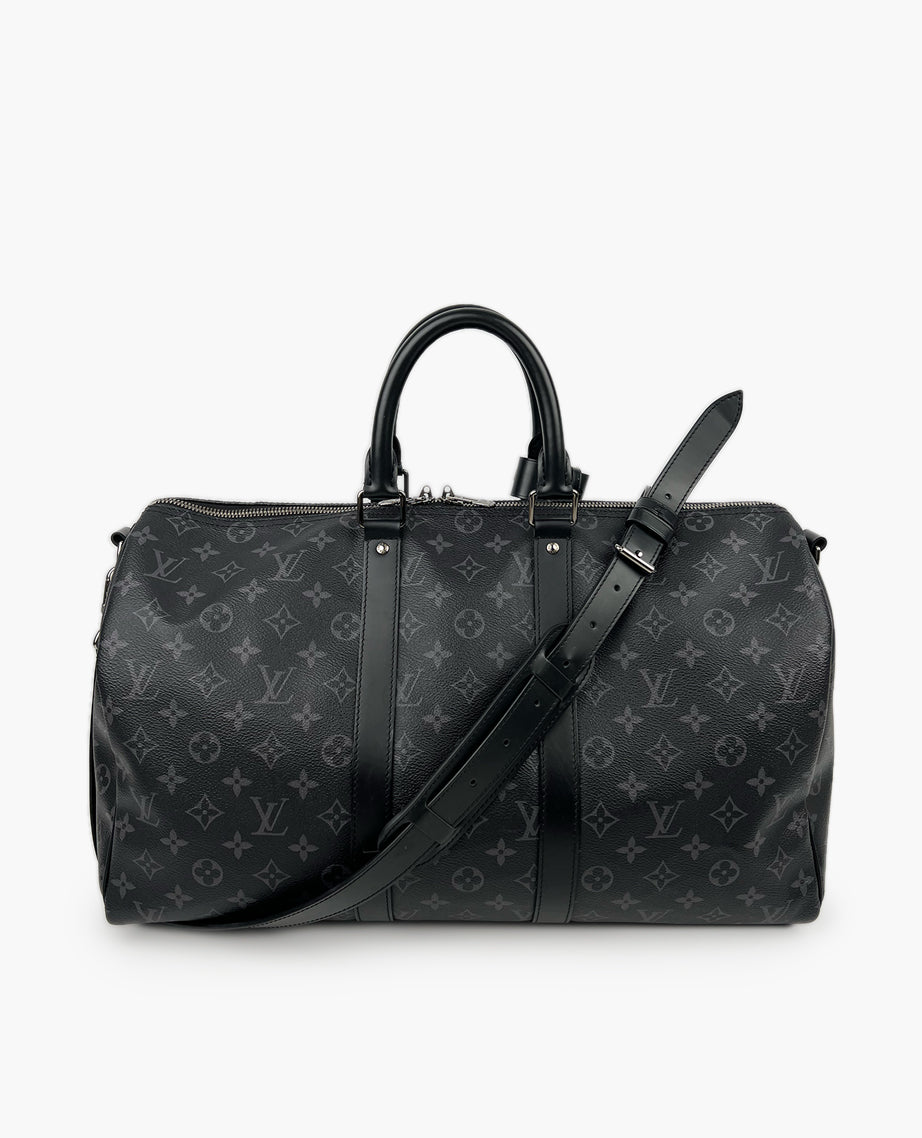 Louis Vuitton Keepall 45 B Monogram Graphite – Luxury Helsinki