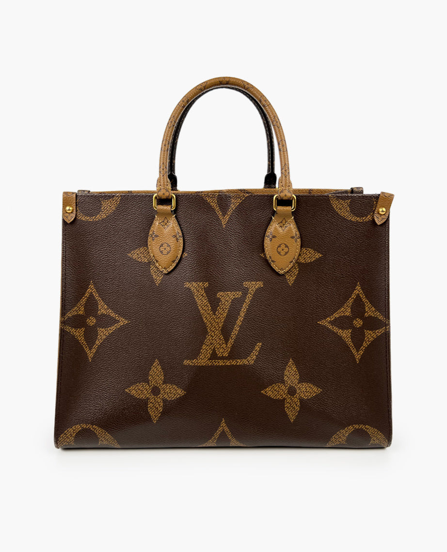 Louis Vuitton Onthego Monogram Reverse Tote MM – Luxury Helsinki - Main Image