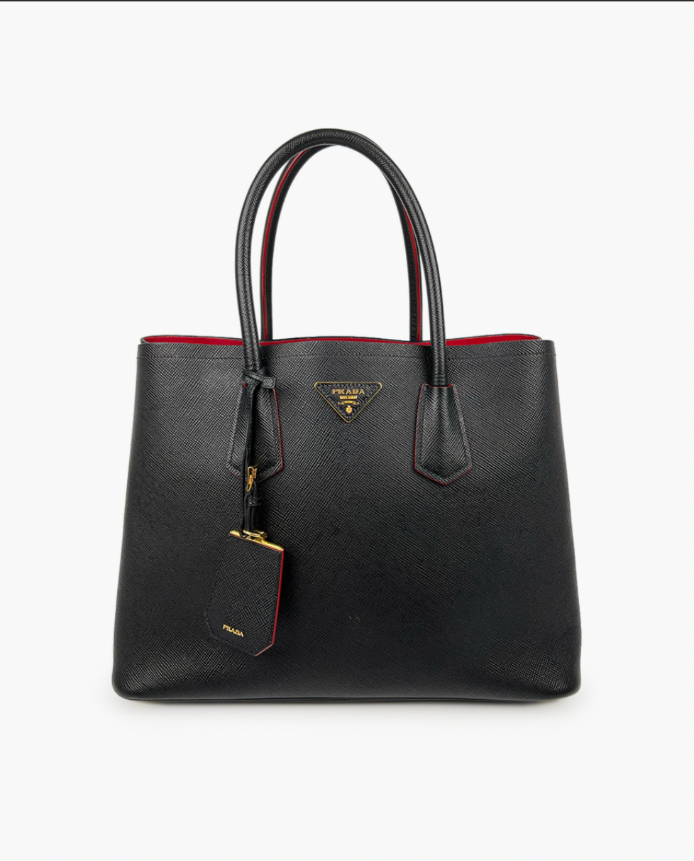 Prada double medium bag online