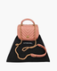 Chanel Reversed Chevron Round Flap Bag Antique Pink BGHW