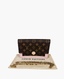 Louis Vuitton Flore Chain Wallet Rose Ballerine Monogram