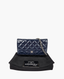Chanel WOC Timeless Patent Two Tone Blue Black SHW