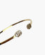 Gucci GG Running 18k Gold Cuff with Diamonds