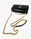 Saint Laurent Sunset Medium Croco Embossed Black GHW