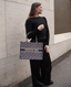 Dior Book Tote Medium Oblique Embroidery Blue