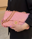 Chanel Timeless Vintage Medium Pink Lambskin GHW 24k