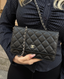 Chanel Timeless WOC Caviar Black SHW