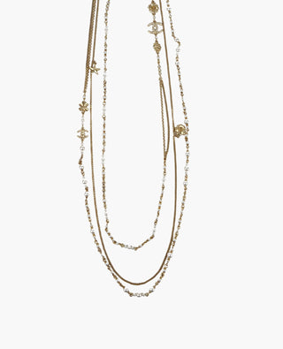 Chanel CC Long Pendant Necklace CHW