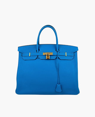 Hermès Birkin 40 Blue Zanzibar Togo GHW