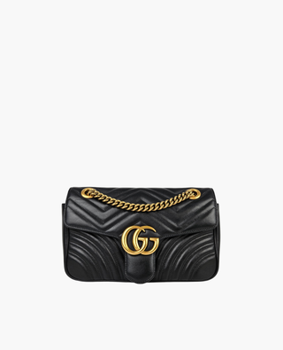 Gucci Marmont Leather Small Black GHW