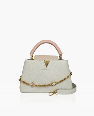 Louis Vuitton Capucines BB Snow White / Quartz White / Jasmine Pink GHW