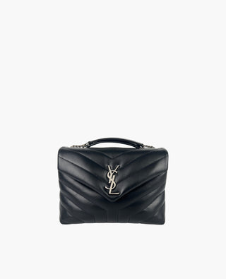 Saint Laurent Loulou Small Black SHW