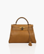 Hermès Vintage Kelly 32 Clemence Beige GHW