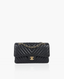 Chanel Timeless Medium Chevron Lambskin Black CHW