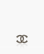 Chanel CC Brooch Stones Quilted SHW