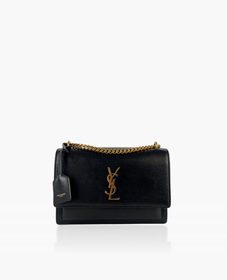 Saint Laurent Sunset Medium Black GHW