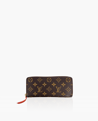 Louis Vuitton Clémence Wallet Monogram Orange