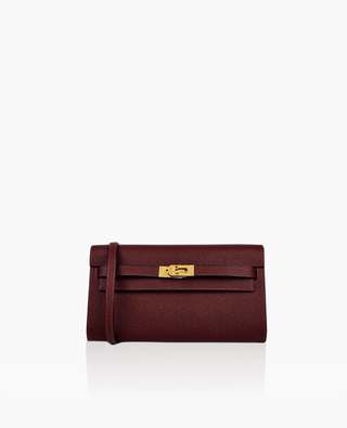 Hermes Kelly To Go Rouge H Epsom GHW