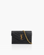 Saint Laurent Cassandre WOC Matelasse Envelope Black GHW
