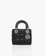 Dior Lady Dior Mini Lambskin Black SHW