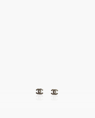 Chanel CC Earrings Small SHW