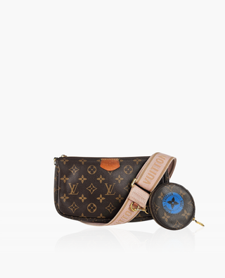 Louis Vuitton Multi Pochette Rose Clair Monogram