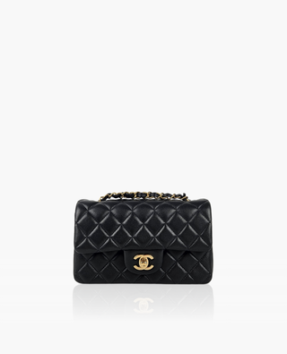 Chanel Timeless Mini Rectangular Black Lambskin LGHW