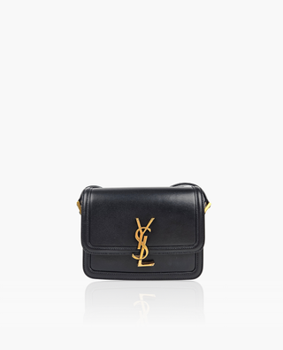 Saint Laurent Solferino Small Black GHW