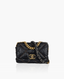 Chanel 19 Small Black Lambskin Gold Stitching GHW