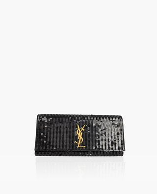 Saint Laurent Cassandre Clutch Sequins GHW