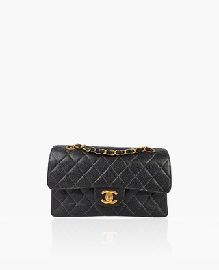 Chanel Timeless Small Vintage Caviar Black GHW 24k