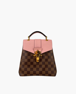 Louis Vuitton Clapton Damier Ebene Rose Ballerine