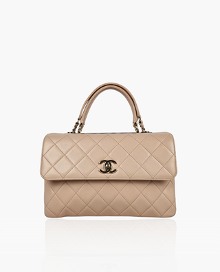 Chanel Trendy Medium Lambskin Nude CHW