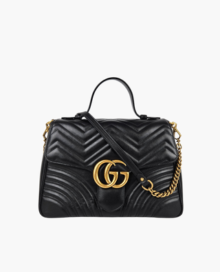 Gucci GG Marmont Medium Top Handle Black