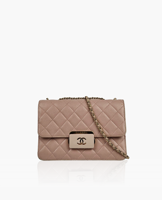 Chanel CC Beauty Lock Calfskin Medium Light Pink LGHW