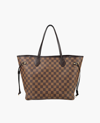 Louis Vuitton Neverfull Damier Ebene MM Red