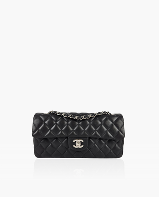 Chanel Timeless East West Lambskin Black SHW