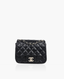 Chanel Timeless Mini Square Black Lambskin SHW