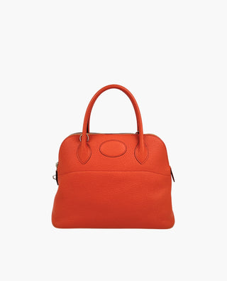 Hermès Bolide 31 Clemence Orange PHW