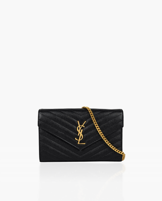 Saint Laurent Cassandre WOC Black GHW